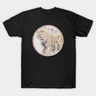 Lion Wild Animal Safari Africa Jungle Feline T-Shirt